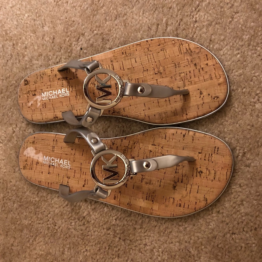 Authentic Michael Kors cork sandals